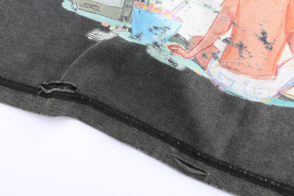 Saturday Morning Vintage Cut-Off Tee