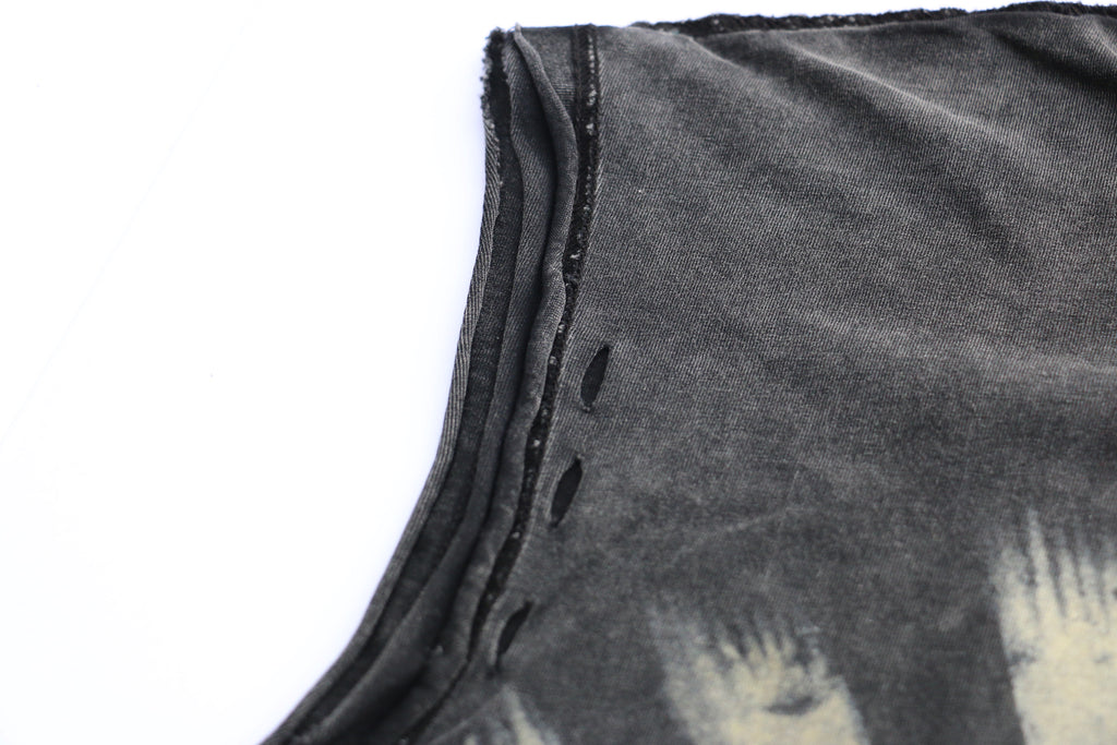 Saturday Morning Vintage Cut-Off Tee